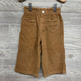 Wide Leg Paperbag Cord Pants Heart Pockets 18-24M