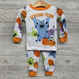 2 Pc LS PJs Scream Team Monsters Inc. 18M