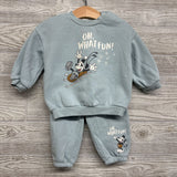 Crewneck Oh, What Fun! Mickey & Jogger Sweatpants 12M