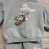 Crewneck Oh, What Fun! Mickey & Jogger Sweatpants 12M