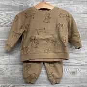 French Terry Crewneck & Joggers Dogs 12M