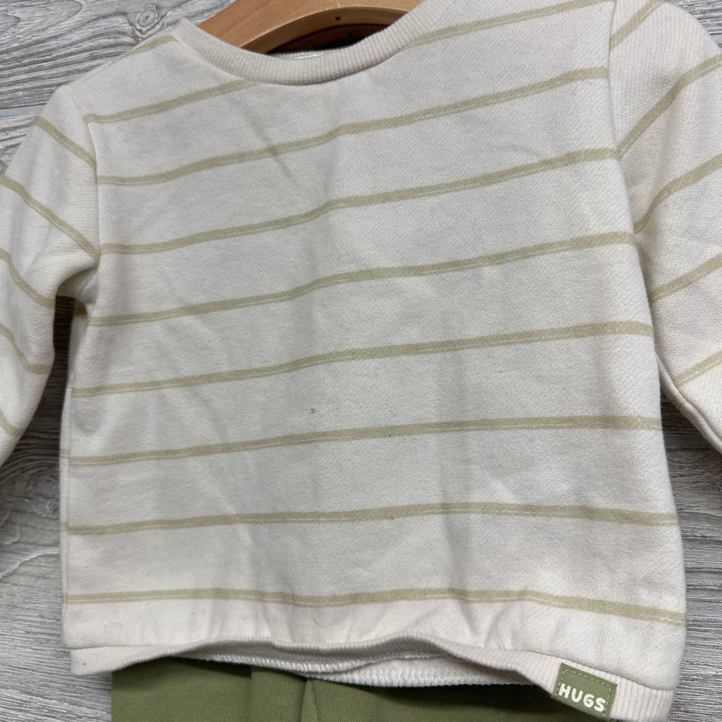 Crewneck Stripes & Sweatpants 12M