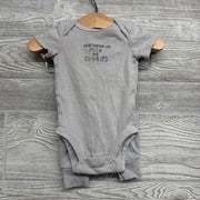2 Pk Bodysuits We Belong Together Cookies Milk & Pants Stripes 3M