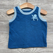 Tank Top Octopus Chest Pocket 24M