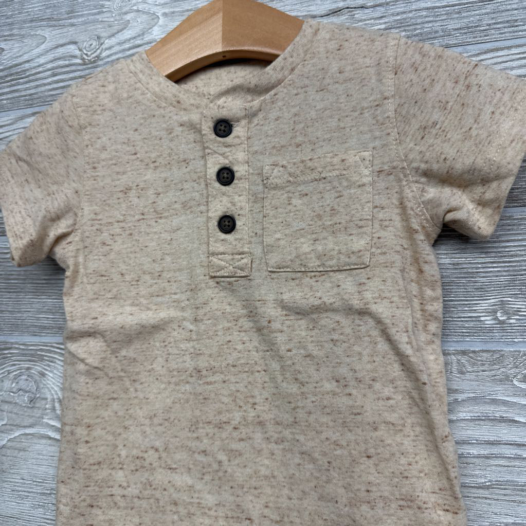 Henley Shirt Chest Pocket 12M