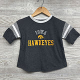 Shirt IA Hawkeyes Stripe Sleeves 6-6X