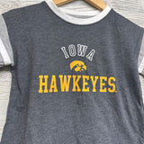 Shirt IA Hawkeyes Stripe Sleeves 6-6X