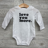NEW LS Bodysuit Love You More 12M