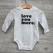 NEW LS Bodysuit Love You More 12M