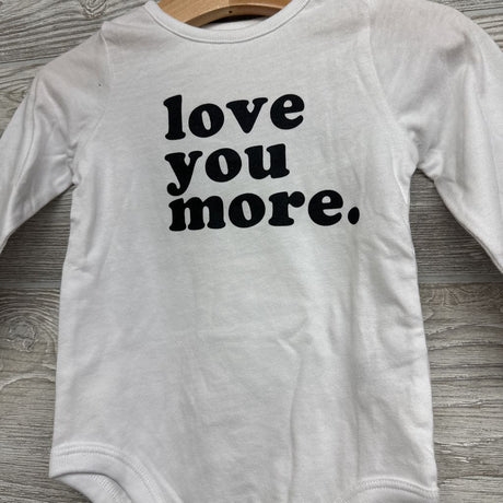 NEW LS Bodysuit Love You More 12M