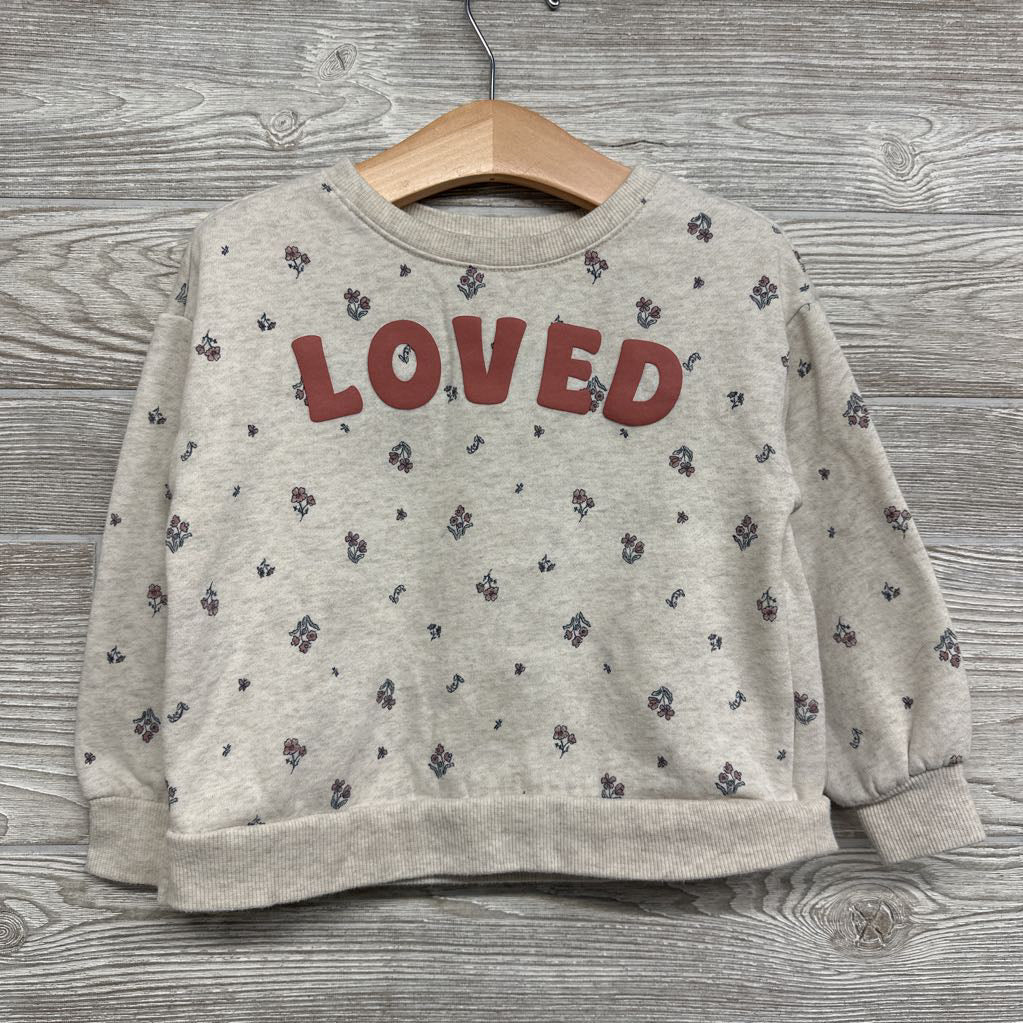 Crewneck Loved Flowers 4T