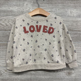 Crewneck Loved Flowers 4T