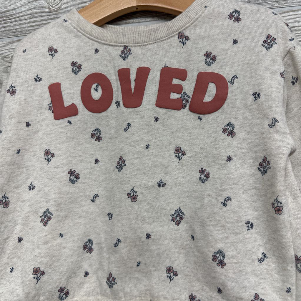 Crewneck Loved Flowers 4T