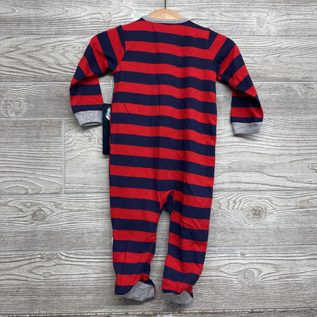 NEW Sleeper Stripes Let's Play Ball 3-6M