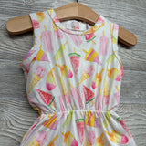 Tank Romper Popsicles Pom Trim 6-12M