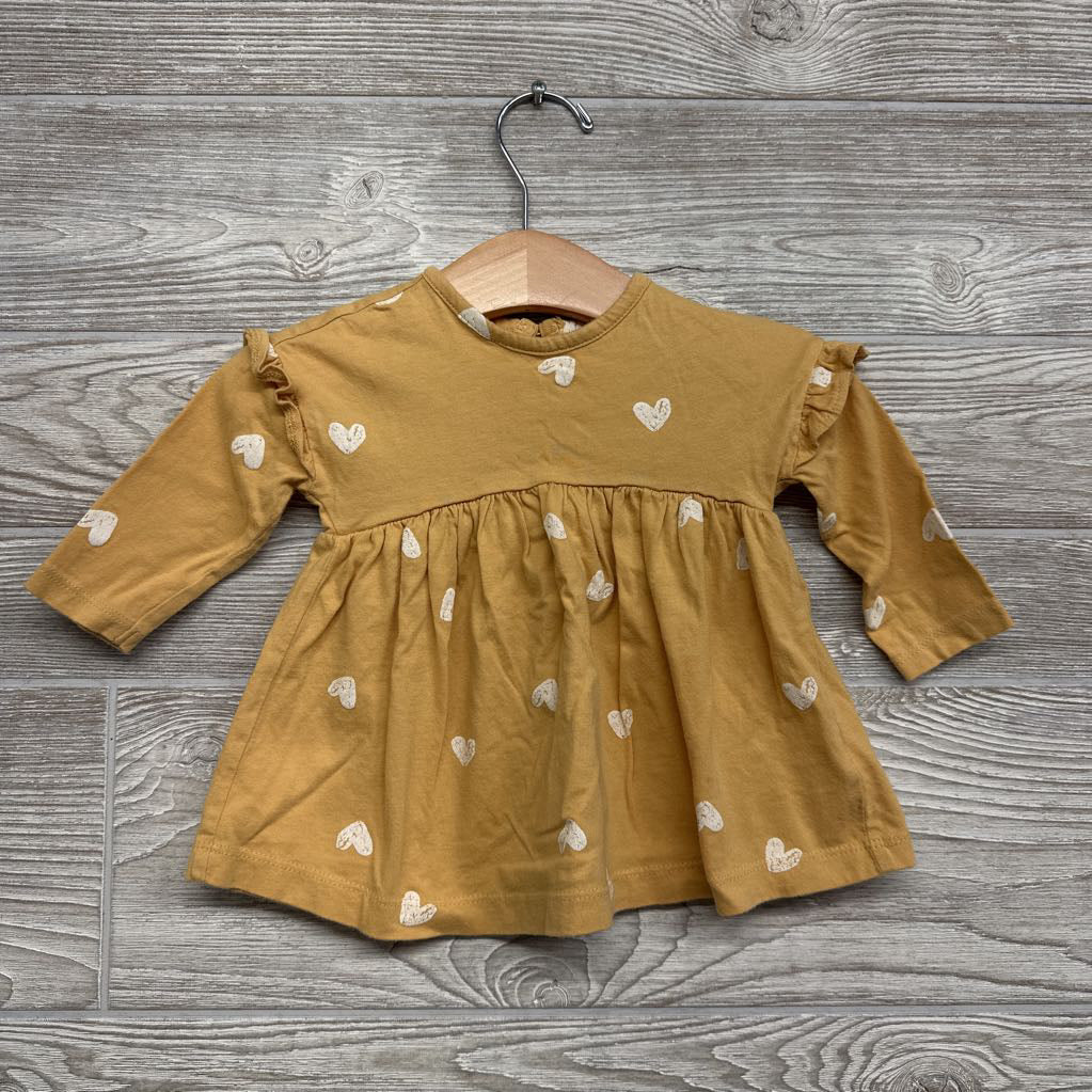 LS Dress Hearts 6M
