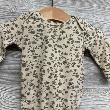 LS Bodysuit Flowers 3-6M