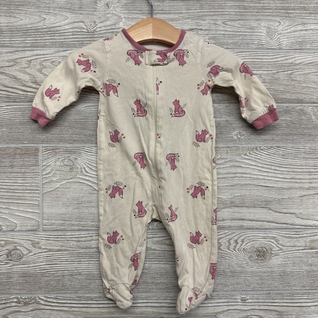Sleeper Fox Flowers 3-6M
