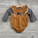 LS Cord Romper Chicken Tractor 6M