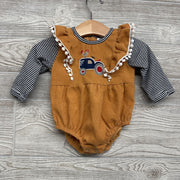 LS Cord Romper Chicken Tractor 6M