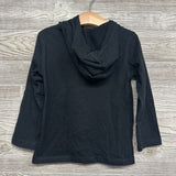 LS Shirt W/ Hood Construction Vehicles 4T