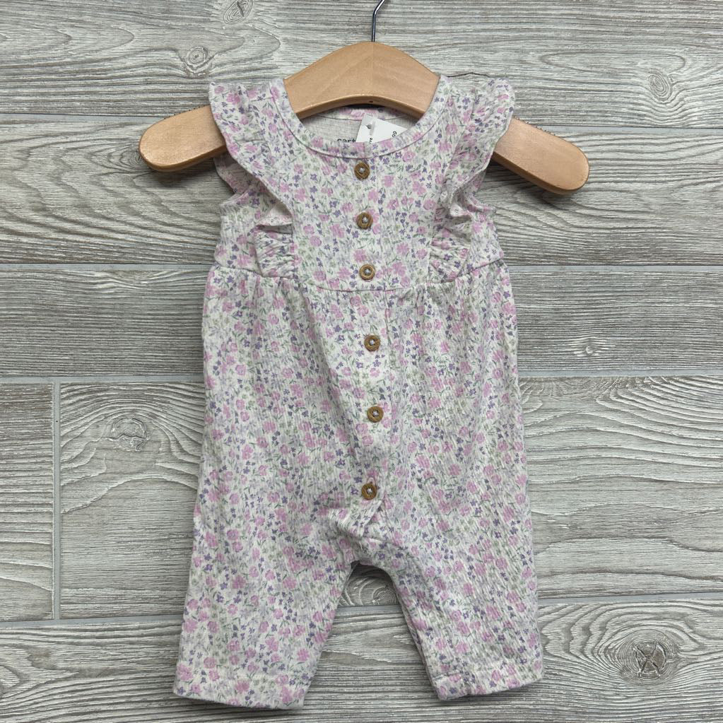 Flutter Sleeve Outfit Flowers NB