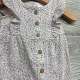 Flutter Sleeve Outfit Flowers NB
