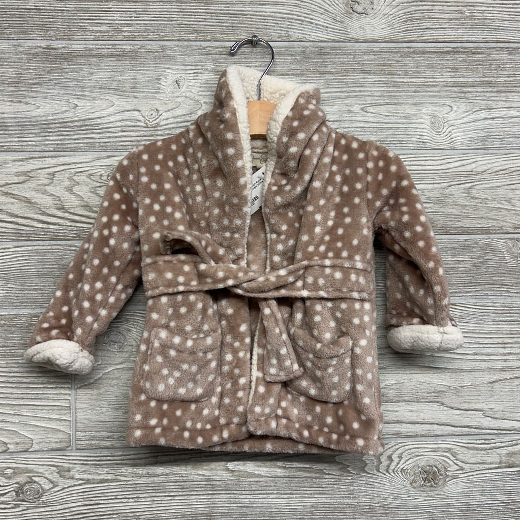 Plush Robe Polka Dot 0-9M