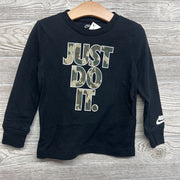 LS Shirt Camo Just Do It 3t