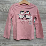 NEW LS Shirt Snow Much Fun Penguins 5t