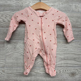 Sleeper Gingham Strawberries NB