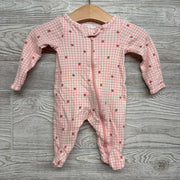 Sleeper Gingham Strawberries NB