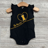 Flutter Sleeve Bodysuit Iowa Hawkeyes 6-12M