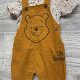 Corduroy Overalls & Shirt Winnie The Pooh 12M