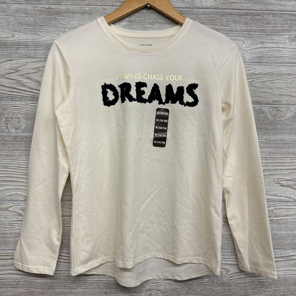 NEW LS Shirt Always Chase Your Dreams 14-16