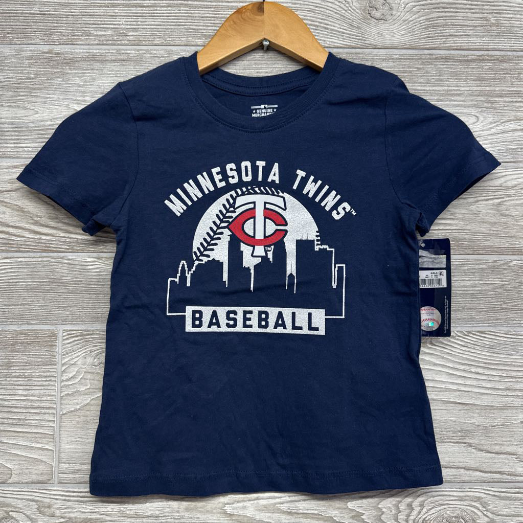 NEW Shirt Minnesota Twins Glitter 6-6x