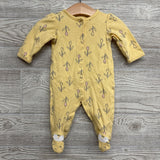 Snap Up Coverall Flowers 0-3M