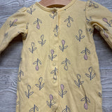 Snap Up Coverall Flowers 0-3M