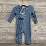 Ribbed Outfit Ruffles & Headband 12-18M