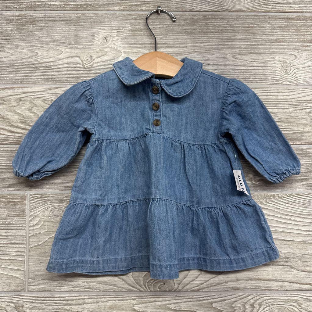 NEW Chambray Dress 0-3M