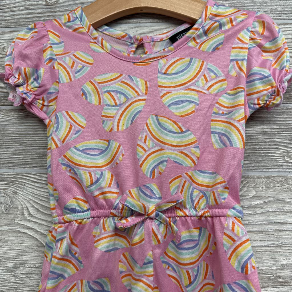 Dress Striped Hearts 2t