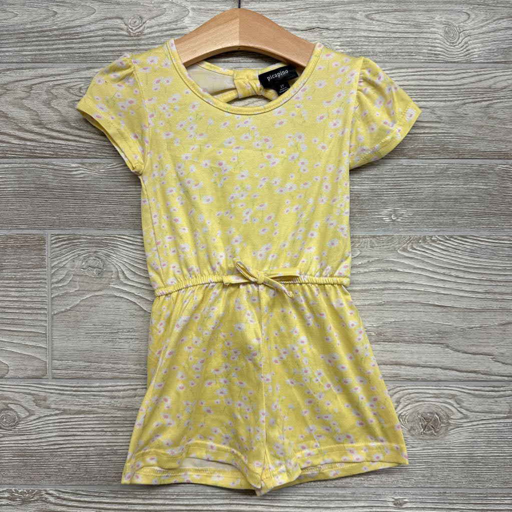 Romper Flowers 2t