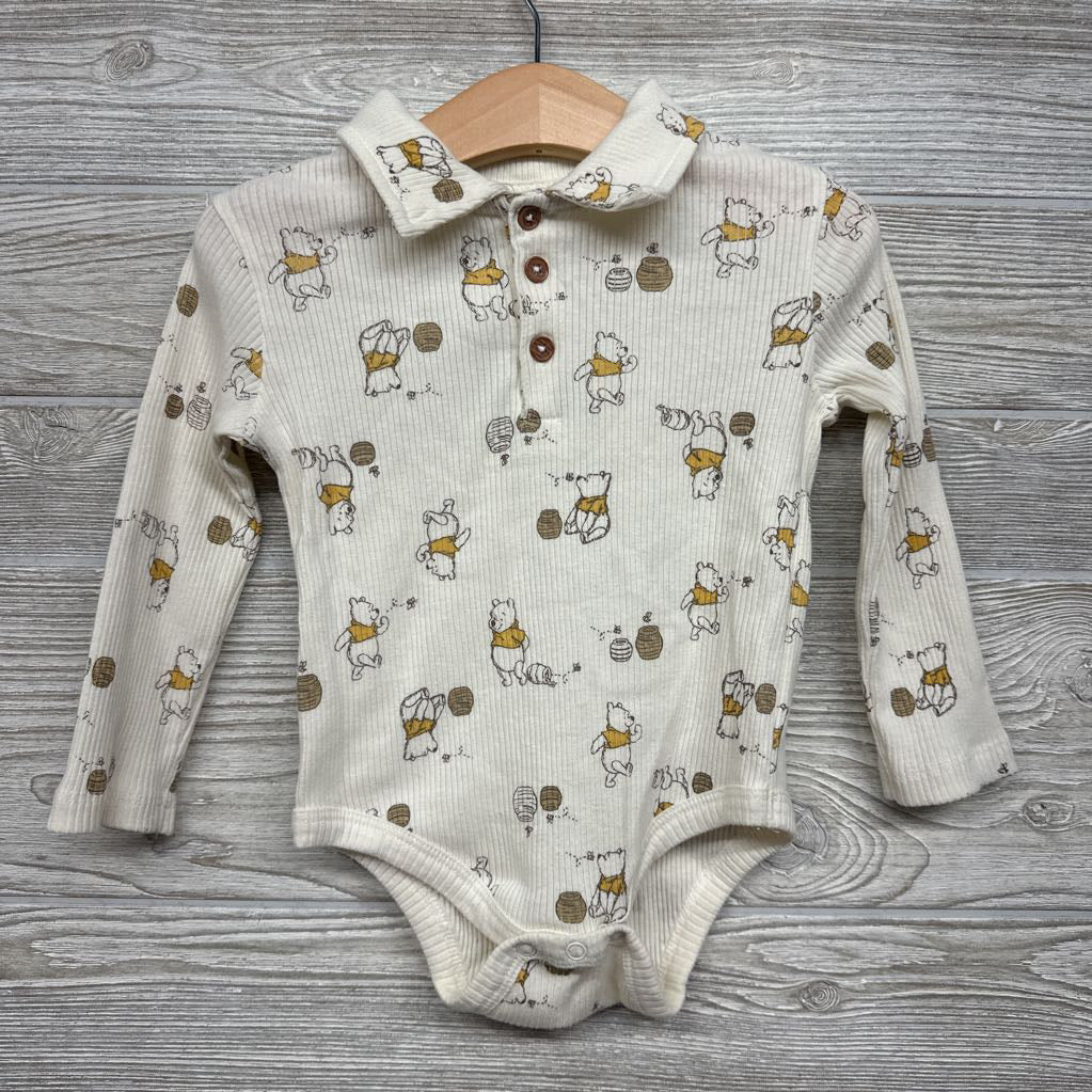 Ribbed Shirt & Suspender Pants Winnie The Pooh 18M