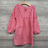 Muslin Dress Embroidered Flowers 8