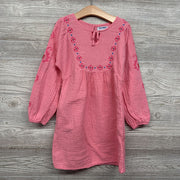 Muslin Dress Embroidered Flowers 8