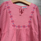 Muslin Dress Embroidered Flowers 8