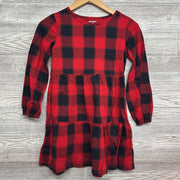 LS Buffalo Plaid Dress 10-12