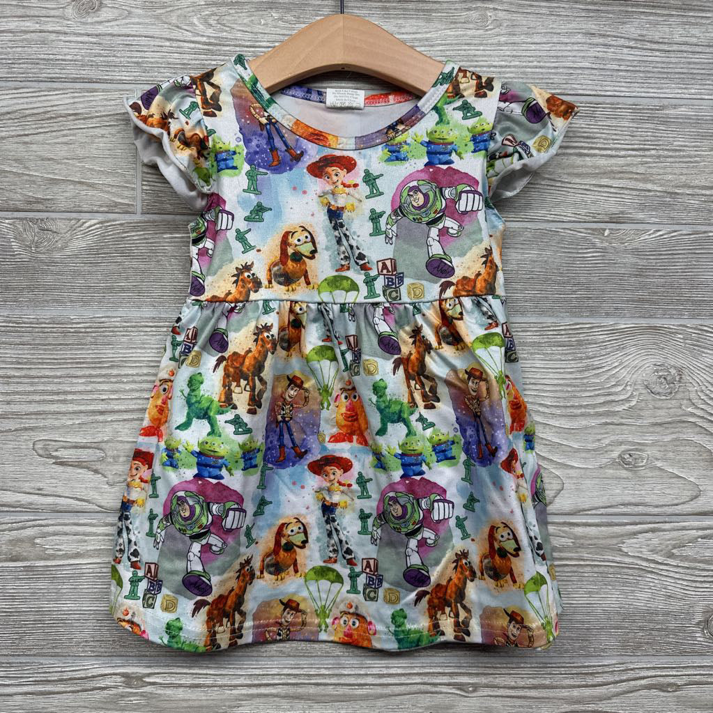 Flutter Sleeve Dress Characters 12-18M