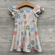 Cap Sleeve Dress Flowers 12-18M