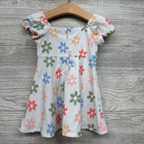 Cap Sleeve Dress Flowers 12-18M